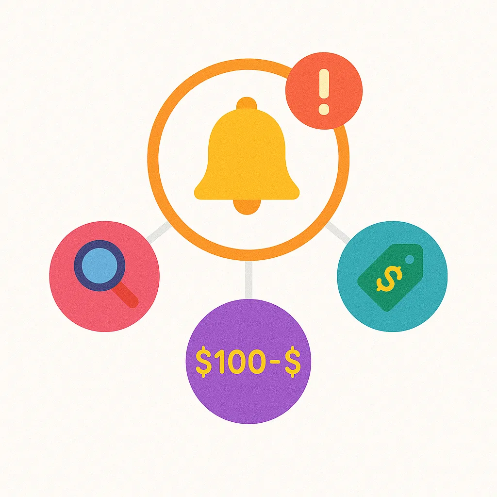 通知条件を自由にカスタマイズ